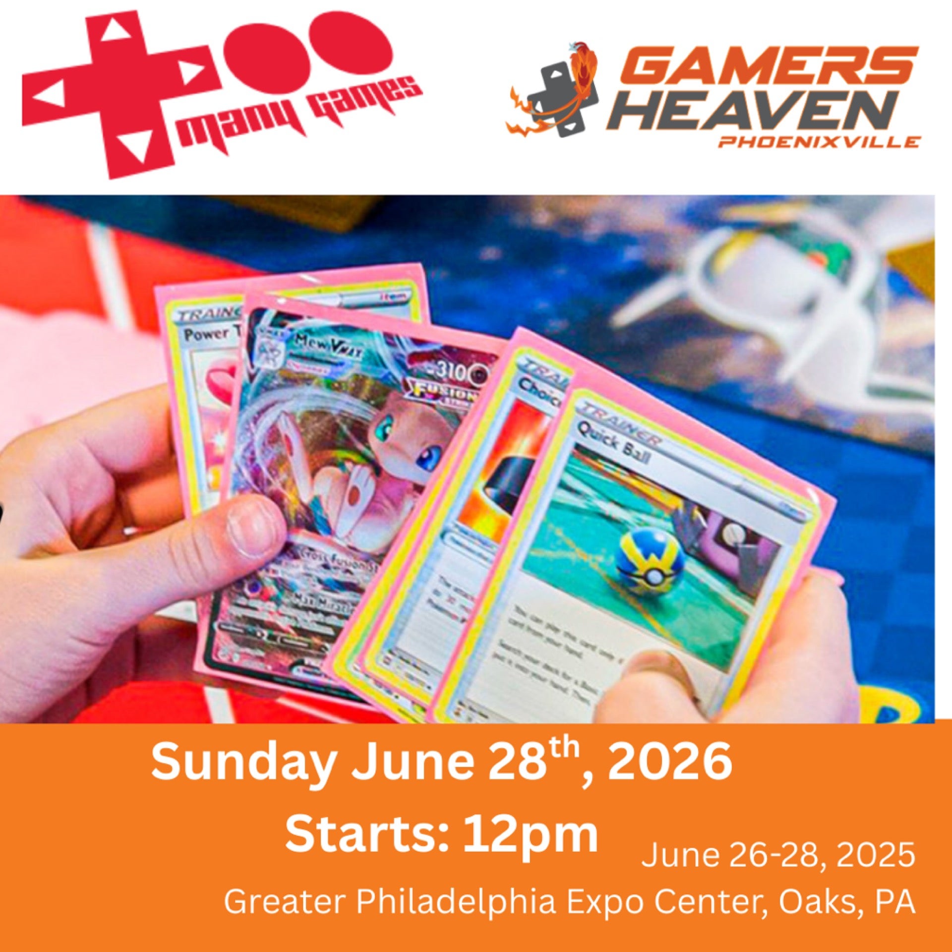 Sunday Pokémon TCG Tournament - TMG 2026 | Gamers Heaven Phoenixville